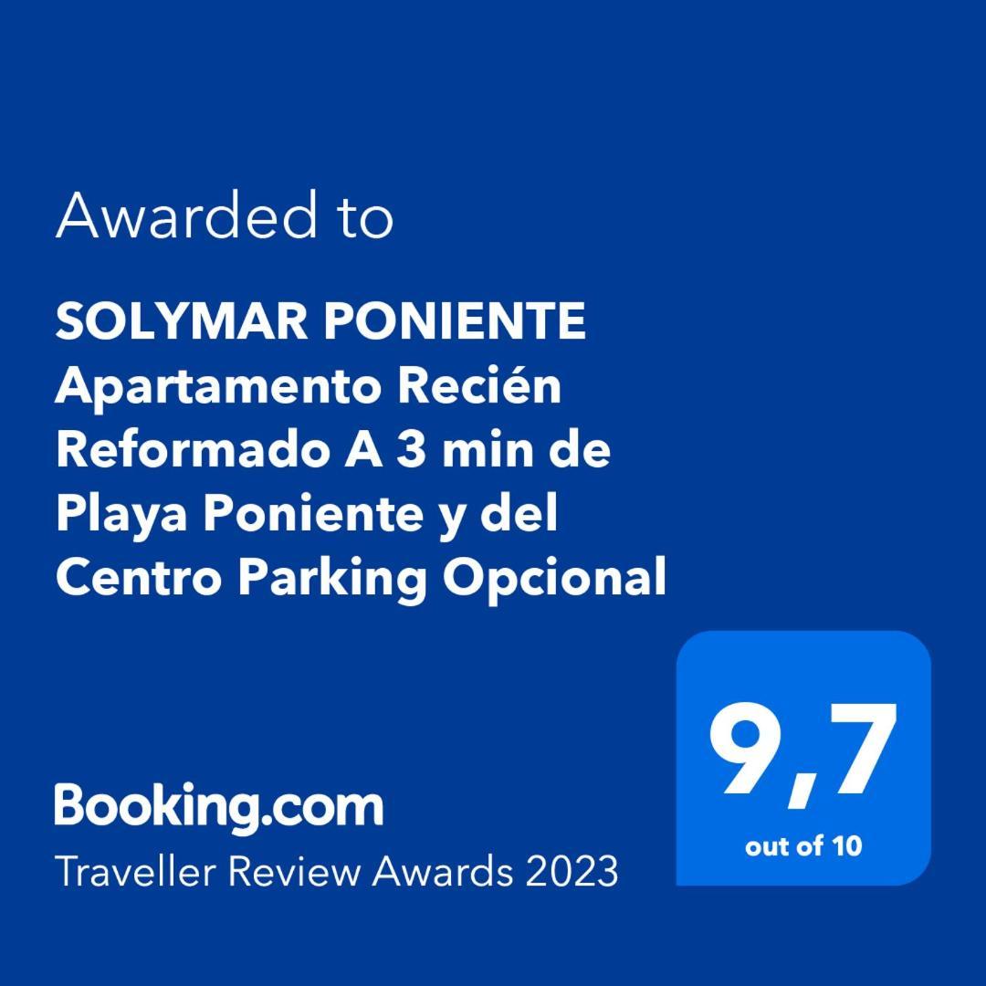 Solymar Poniente Apartamento Recien Reformado A 3 Min De Playa Poniente Y Del Centro Parking Opcional ベニドルム エクステリア 写真