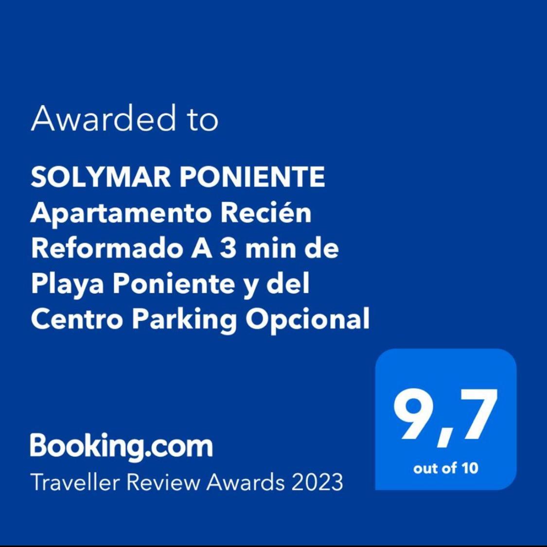 Solymar Poniente Apartamento Recien Reformado A 3 Min De Playa Poniente Y Del Centro Parking Opcional ベニドルム エクステリア 写真
